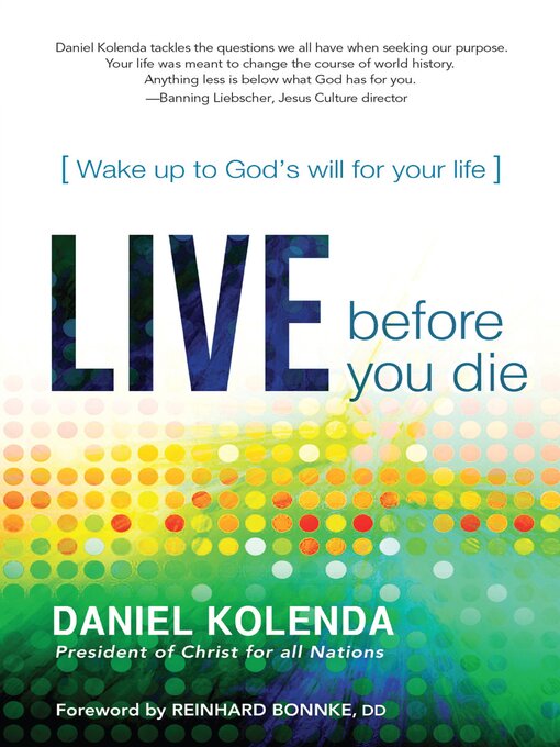 Title details for Live Before You Die by Daniel Kolenda - Available